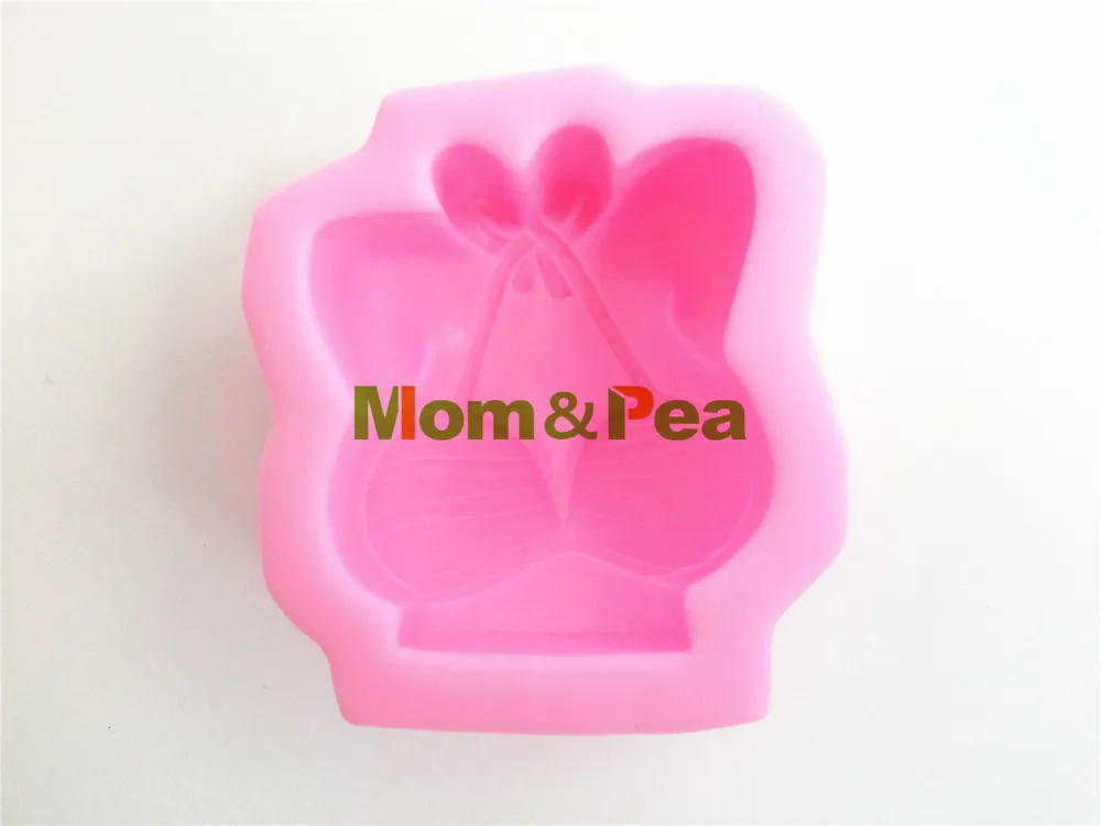 Mom & Pea 0467 Бесплатная доставка Бикини Топ бюстгальтер в форме силиконовой формы