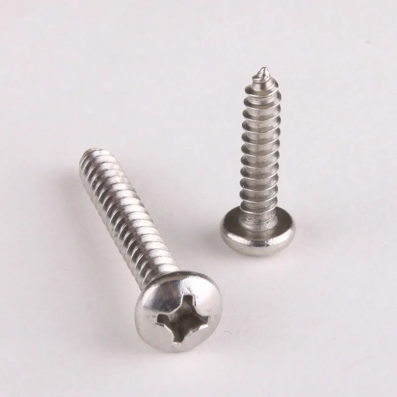 25PCS Stainless Steel 304 Round Head Self-Tapping Screws / Pan Screw M4 * 12 | Обустройство дома