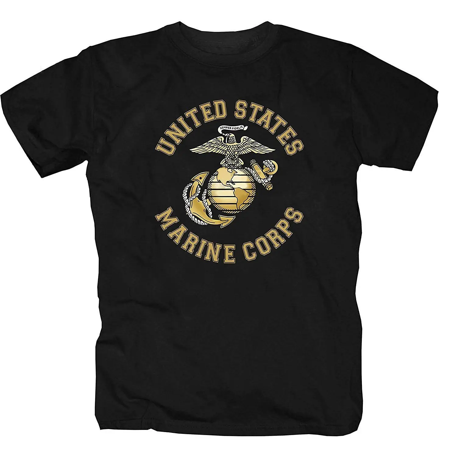 

Printed Tees Male Harajuku Top Fitness Brand Clothing T-shirt Shirt Marine Corps Us Militar Armee Army Fun Tee Shirt
