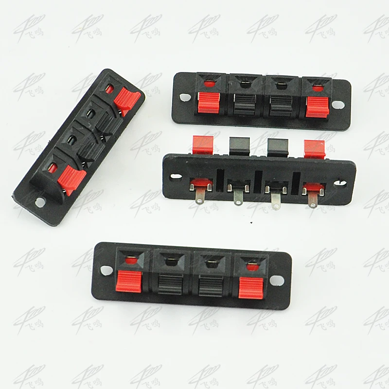 5 шт Горячие однорядные 4 Pin положения спикер Клеммная плата Разъемы|4 pin terminal|connector