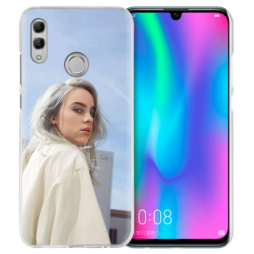 Чехол Billie Eilish Music Singer для Huawei Honor 8X Y9 9 10 Lite Play 8C 8S 8A Pro V20 20i 10i Y6 Y7 жесткий чехол для телефона из ПК