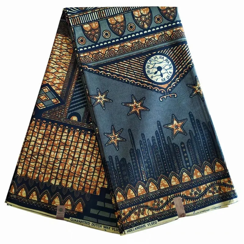 2018 latest fabric high quality holland wax prints real hollandais printed Nigerian for wedding xffz60-327 | Дом и сад