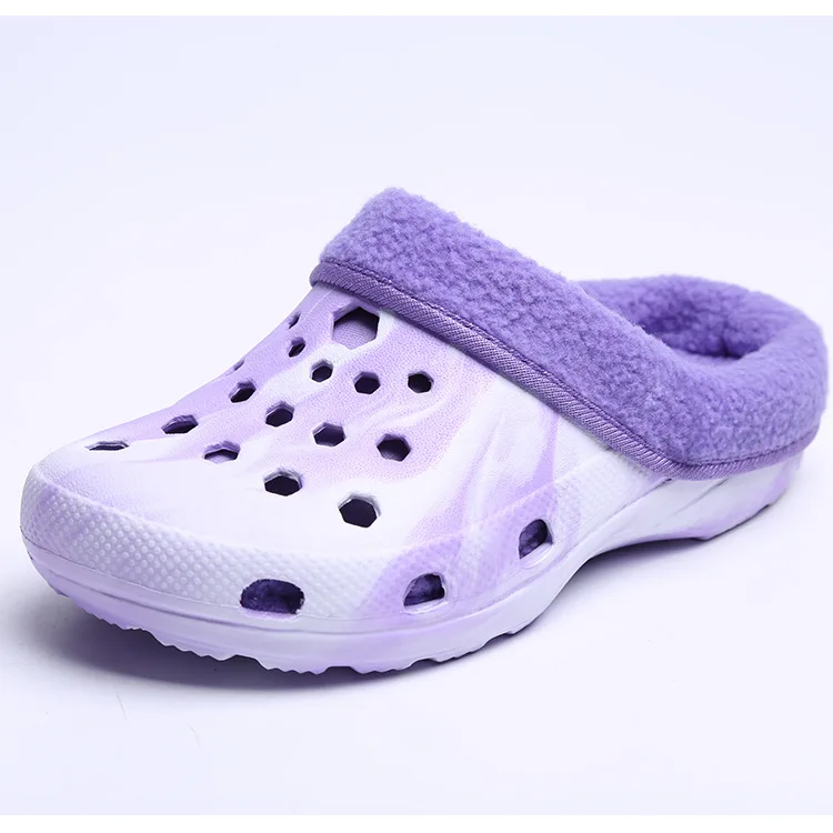 Оригинальные детские Кроксы обувь зимняя повседневная классическая для