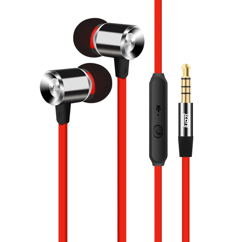 3.5mm Heavy Bass Stereo Earphone For Nokia Asha 203 Earbuds Headsets With Microphone Metal In-Ear Earphones | Электроника