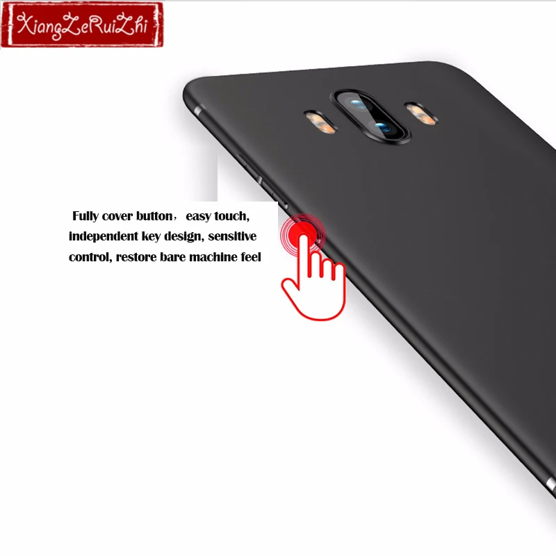Матовый чехол для телефона huawei mate10 мягкий мобильного защитный | Мобильные