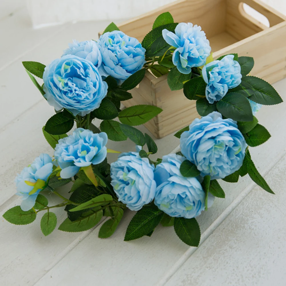 Лоза Пион цветочный Корона Юбилей искусственный Украшения Свадебные висячее