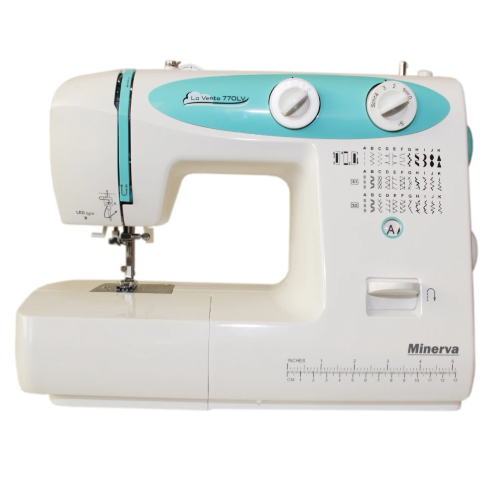 Sewing machine Minerva La Vento 770LV 32 operations stitch Length 4mm, Width 5mm, backlight