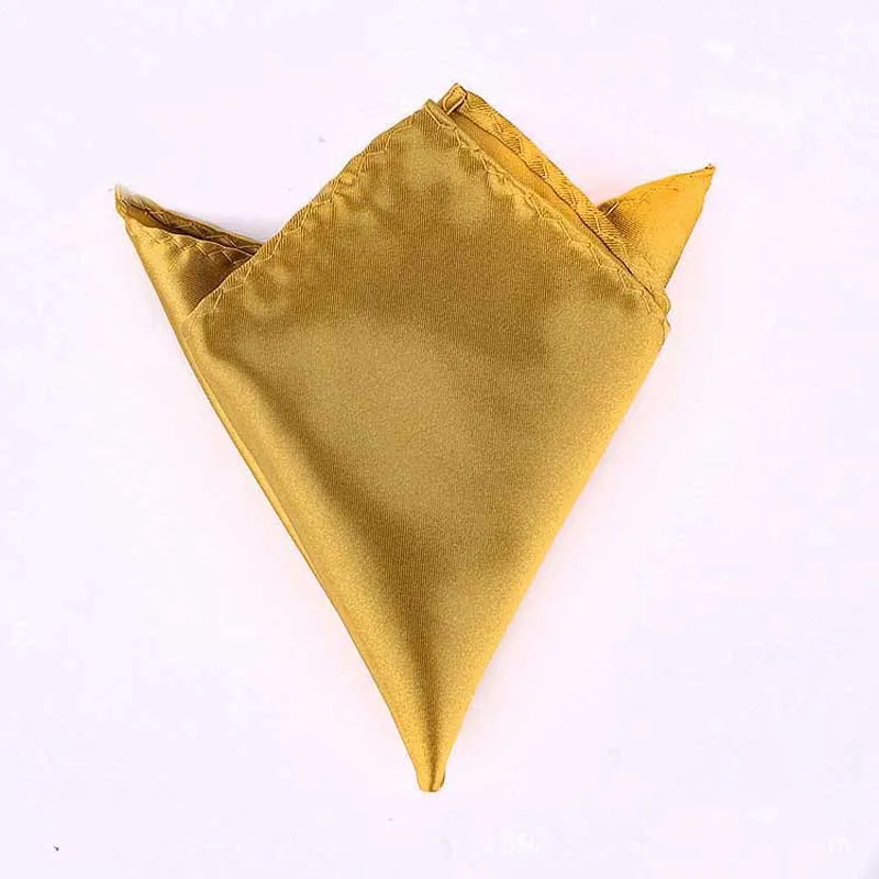 Amber Роскошный мужской платок носовой платок из полиэстера бизнес Карманный квадратный полотенце для сундуков банкет годовщина коммерческий 22*22 см - Цвет: Amber