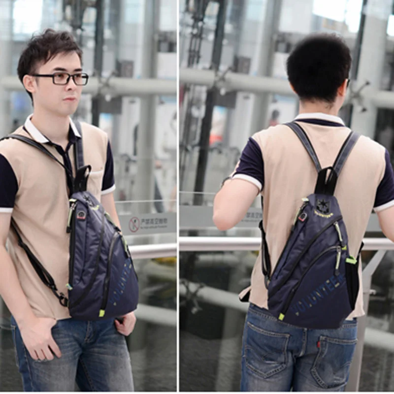 Популярный рюкзак из ткани Оксфорд винтажная дорожная нагрудная сумка