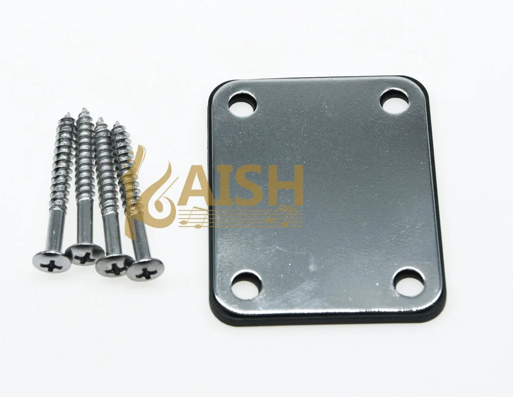 Шейная Пластина для электрогитары KAISH металлическая хромированная пластина|guitar