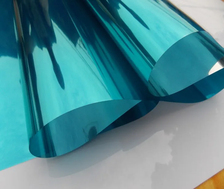 

Blue Silver Insulation Window Film Stickers Solar Reflective One Way Mirror silver width 30/40/50/60/70/80cm by length 150cm