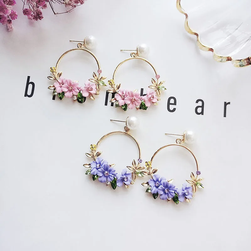 GWEEDY Fashion Brand Spring And Summer Colored Soft Ceramic Cherry Stud Earrings For Women Christmas Party Earring Jewelry Gift | Украшения