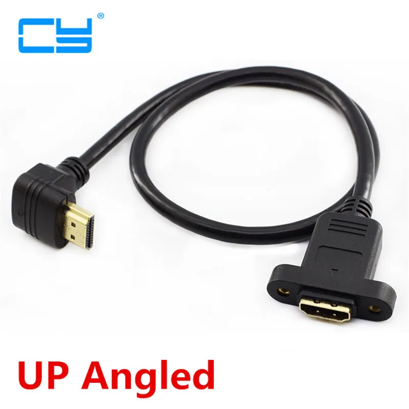 Вверх/вниз/влево/вправо угловой 50 см HDMI-совместимый Удлинительный Кабель HDMI