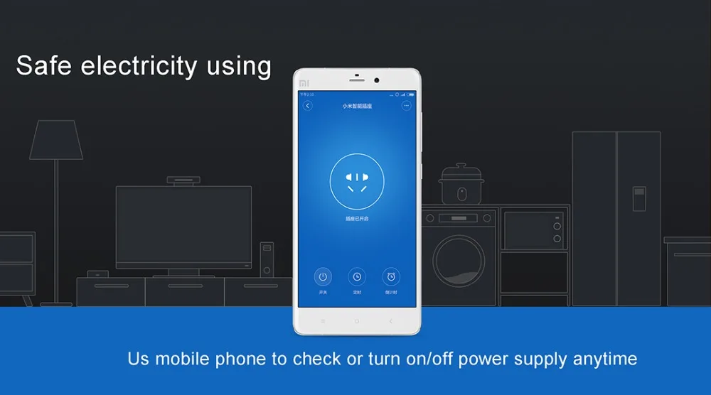 XIAOMI MIJIA Смарт Wi-Fi разъем Wi-Fi версия принять ЕС AU штекер Адаптер дистанционного управления от Xiaomi Mijia APP