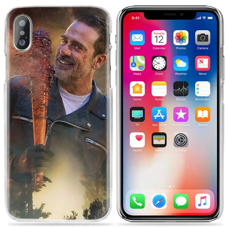 07 Чехол Negan Walking Dead для iPhone XS Max XR X 10 7S 8 6 6S Plus 5S SE 5 4S 4 5C 6+ 6S+ 7+ 11 жесткий чехол PC Fundas чехол для телефона - Цвет: 07