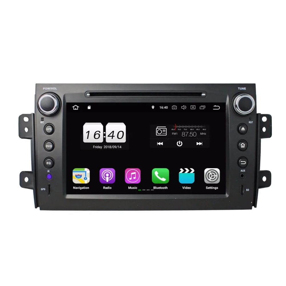 Android 8 1 для SUZUKI SX4 2006 2012 четырехъядерный 2G RAM автомобильный dvd плеер GPS карта