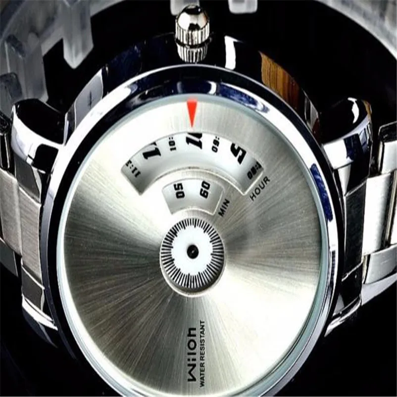 

Men's watches quartz watch Fashion Creative Stainless Steel Men's Military Sport Analog Quartz Wrist Watch #2AP22