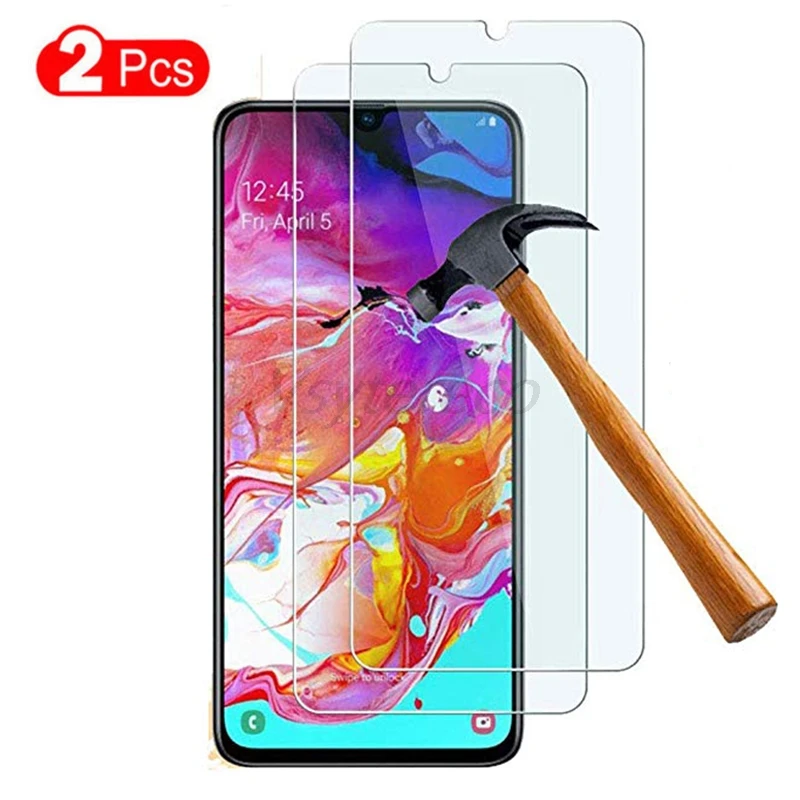 Закаленное стекло для Samsung Galaxy A50 2 шт. защитная пленка A10 A20 A30 A40 2019 M30 M20 A80 A90 A60 A70 |