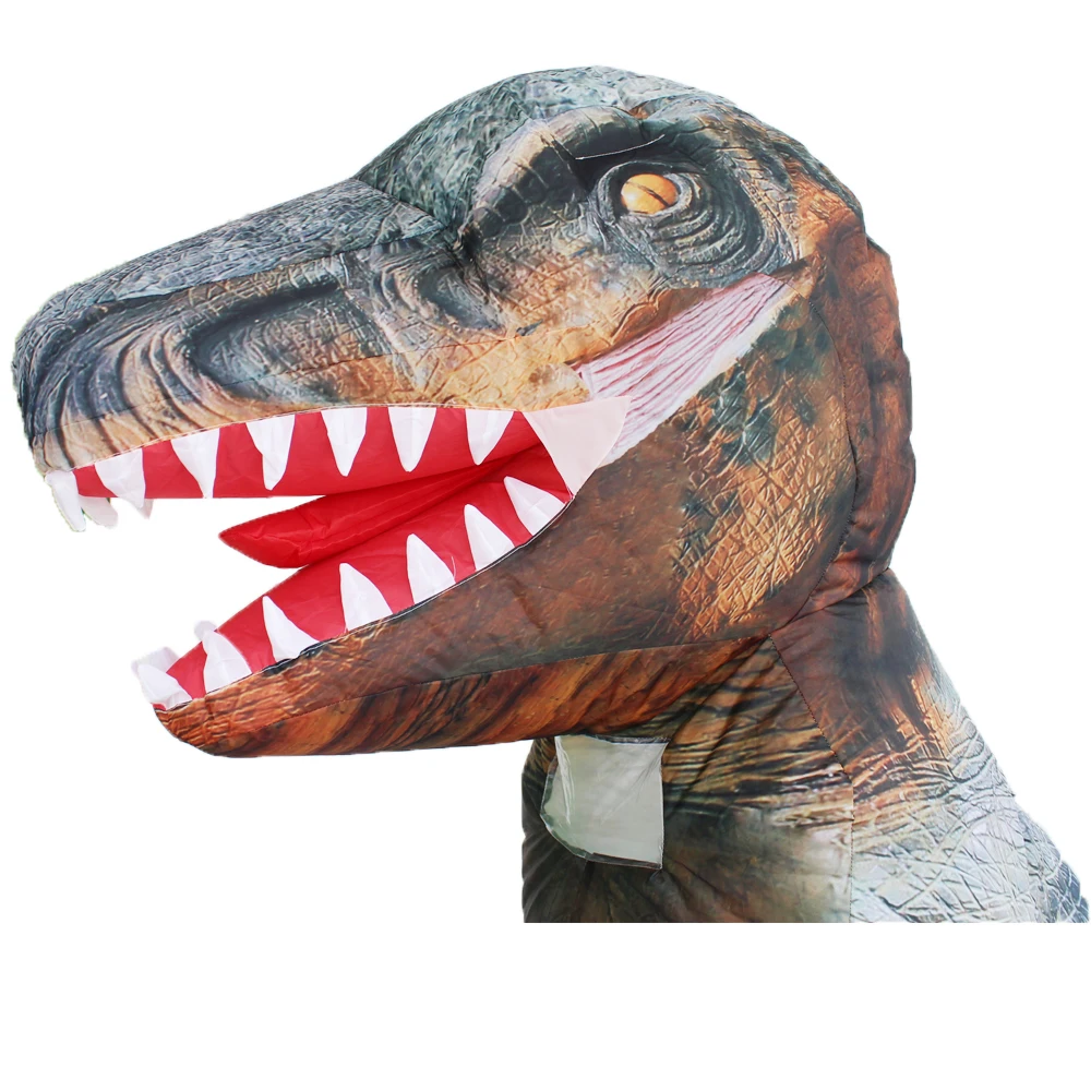 Стиль гигантский T-REX Динозавр Надувные костюмы Хэллоуин костюм косплей костюм для взрослых