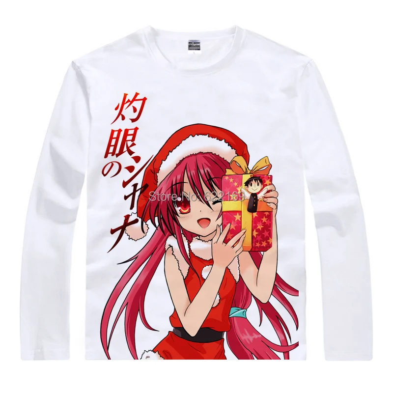 Хана шакуган с горящими глазами футболка костюмы для косплея Мужская из