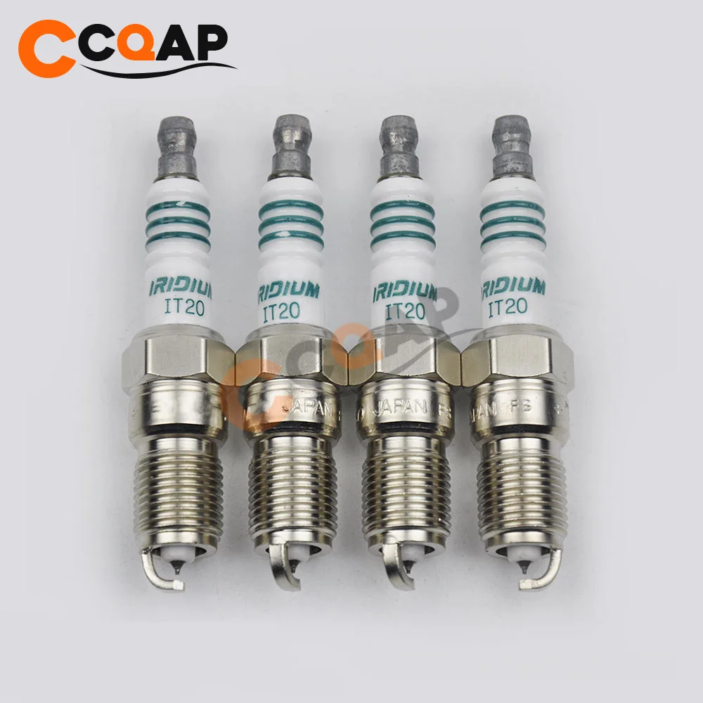 4 шт./лот автомобильная иридиевая Свеча зажигания IT20 5326 для Toyota Mazda Ford Focus Mondeo Lotus L3