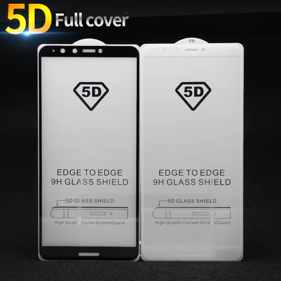 5D Tempered Glass Screen Protector Full Cover Glue Film For Asus Zenfone 5 ZE620KL 5z ZS620KL Max Pro Plus M1 ZB601KL ZB570TL | Мобильные