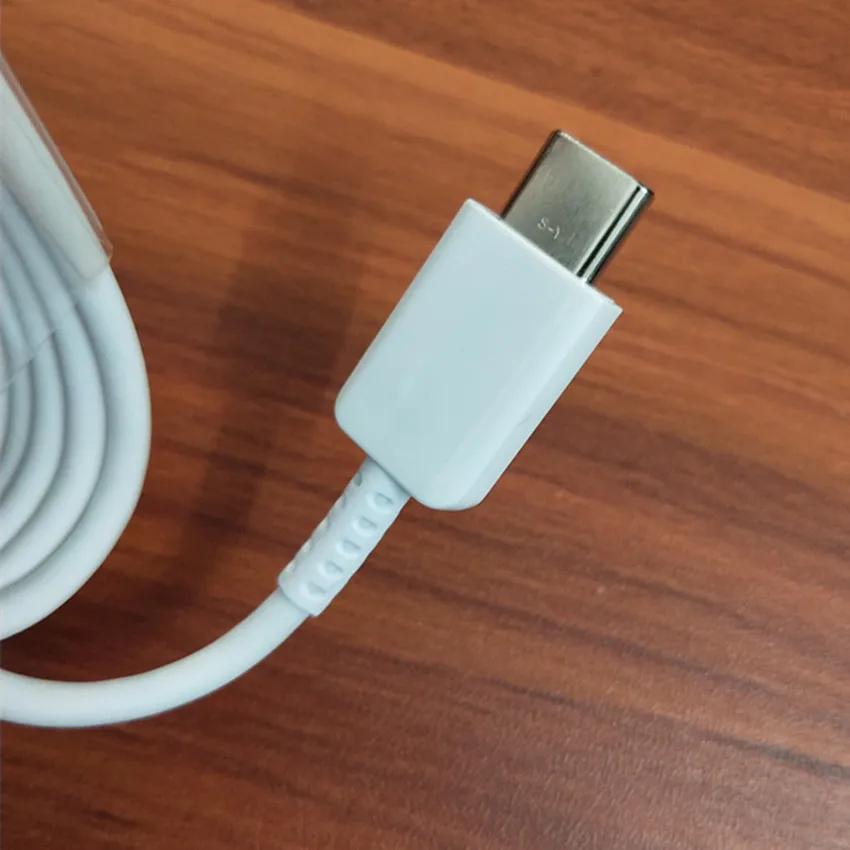 100 шт./лот оригинальные 1,2 м 2A Тип usb C Быстрая зарядка кабель для samsung S8 s10 с упаковкой