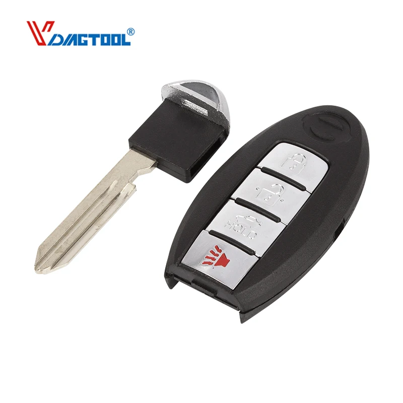 VDIAGTOOL новый 3 + 1 кнопочный смарт ключ дистанционного управления для Nissan Micra Xtrail