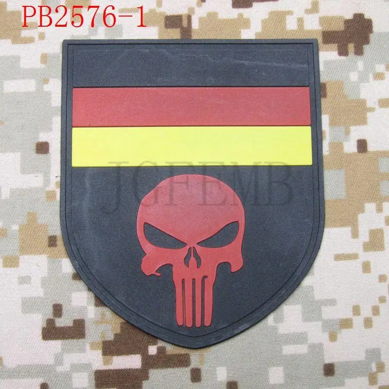 Немецкий флаг черепа военная тактика боевой дух 3D ПВХ пластырь | Дом и сад