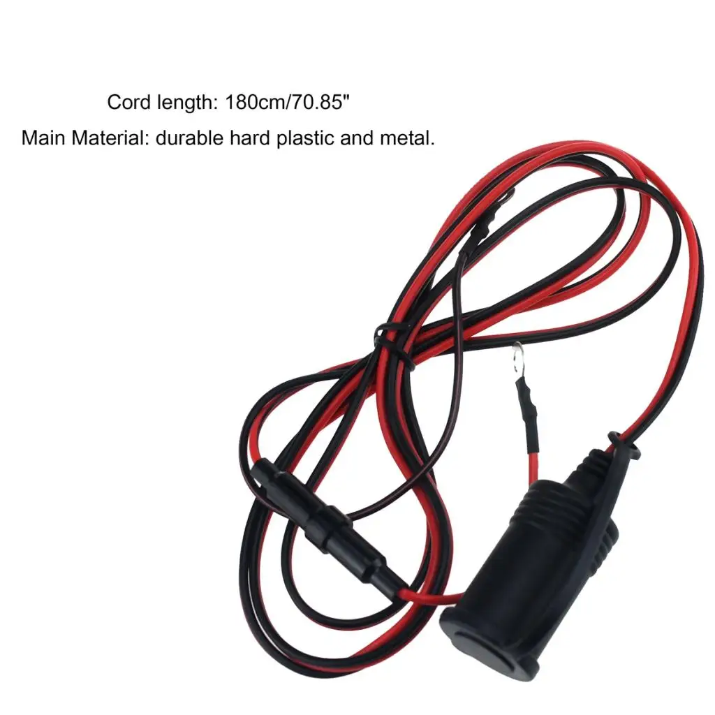 Водонепроницаемая розетка 12 В для автомобиля грузовика мотоцикла прикуривателя