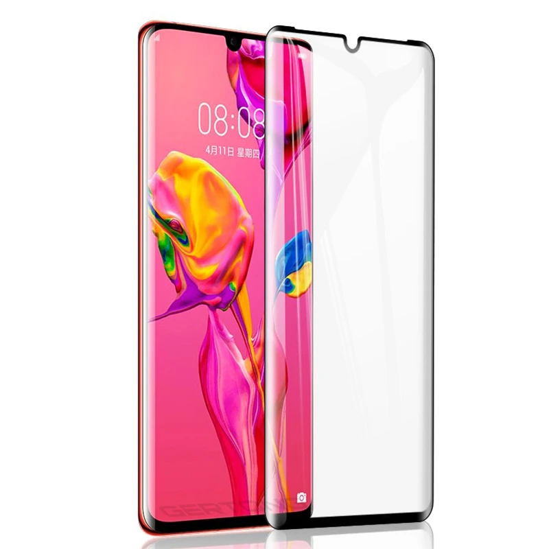 Полное покрытие закаленное стекло для Huawei P30 Pro Lite HD прозрачная защитная пленка