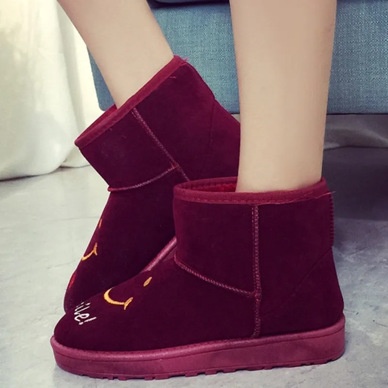 Бренд pinkwin обувь женские зимние теплые ботинки женщины лодыжки сапоги студенты