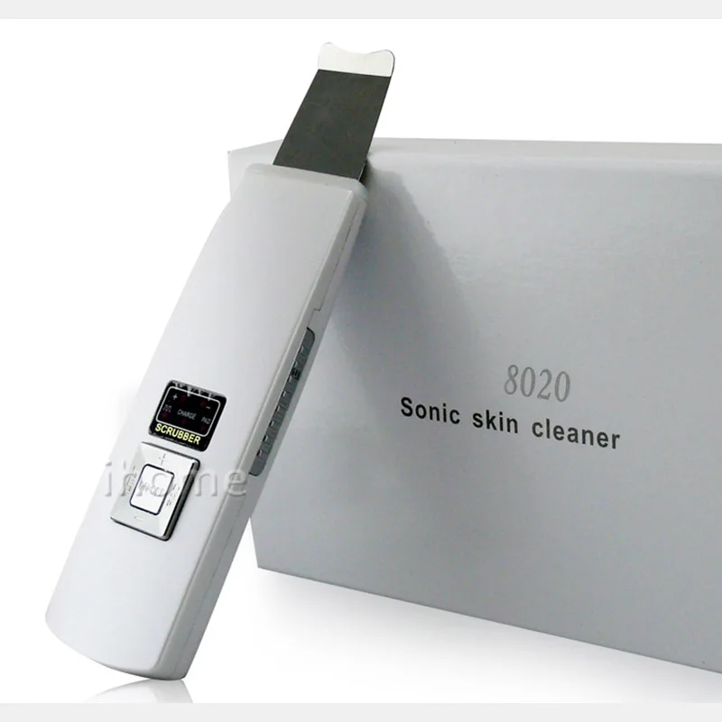 Перезаряжаемый ультразвуковой скруббер для кожи лица спа Ион свинцовое питание