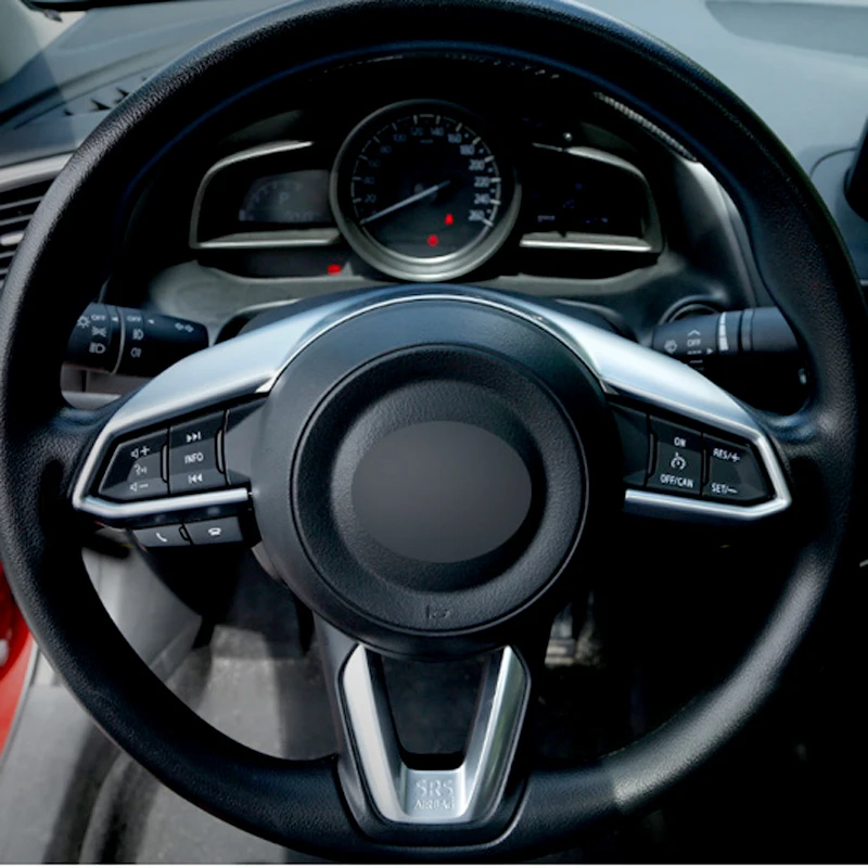 1pc for mazda CX-3 2018 Steering wheel decorate frame | Автомобили и мотоциклы