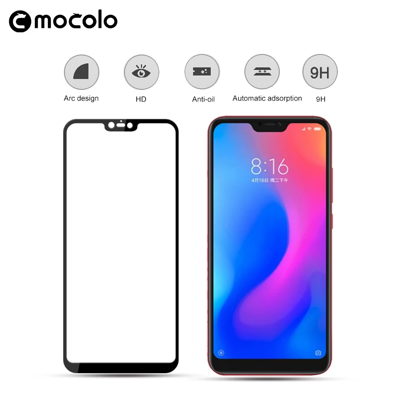 Защитное стекло закаленное для xiaomi Redmi Note 6 | Мобильные телефоны и аксессуары