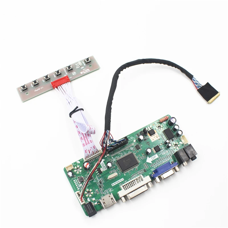 Плата контроллера ЖК дисплея VGA HDMI совместимая с DVI для 17 3 дюймов 1920x1080 HSD173PUW1 WLED LVDS
