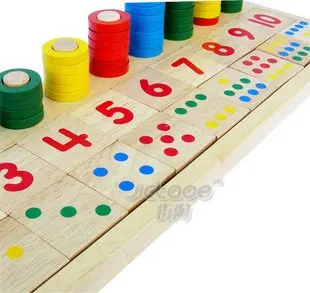 Игра Монтессори обучающие игрушки для детей обучающая логарифмическая пластина
