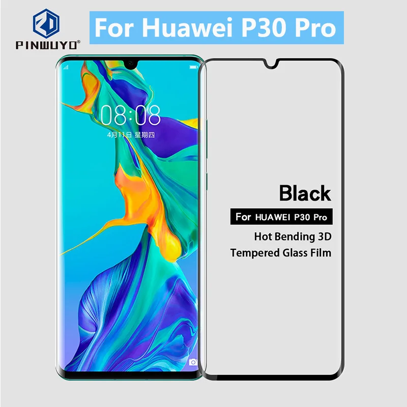 Защитное стекло Huawei P30 Pro изогнутое закаленное 3d-стекло с полным покрытием Защита