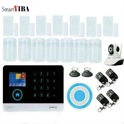 SmartYIBA ios Android app GSM домашняя безопасность беспроводная Голосовая сенсорная