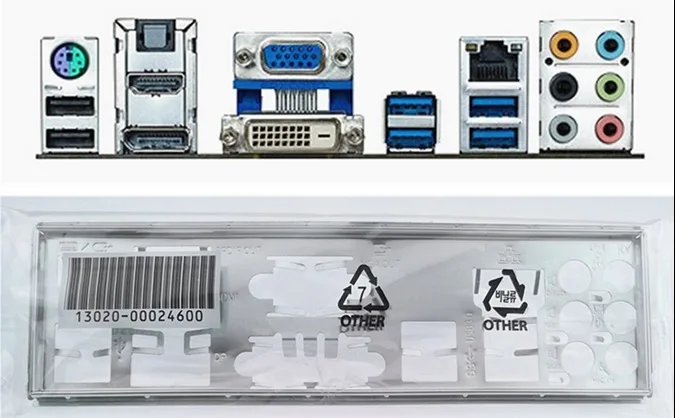 Новая задняя панель I/O для материнской платы детской модели LK просто щит