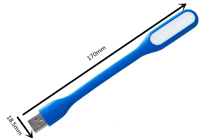 Маленький гибкий USB светодиодный светильник, энергосберегающий светодиодный ночник, светильник для чтения книг, лампа для внешнего аккумулятора, компьютера, ПК, ноутбука, ноутбука