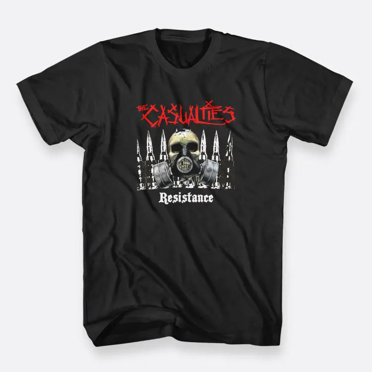 Новый сопротивление потери уличная панк группы Футболки для девочек Sz S 3XL Черный