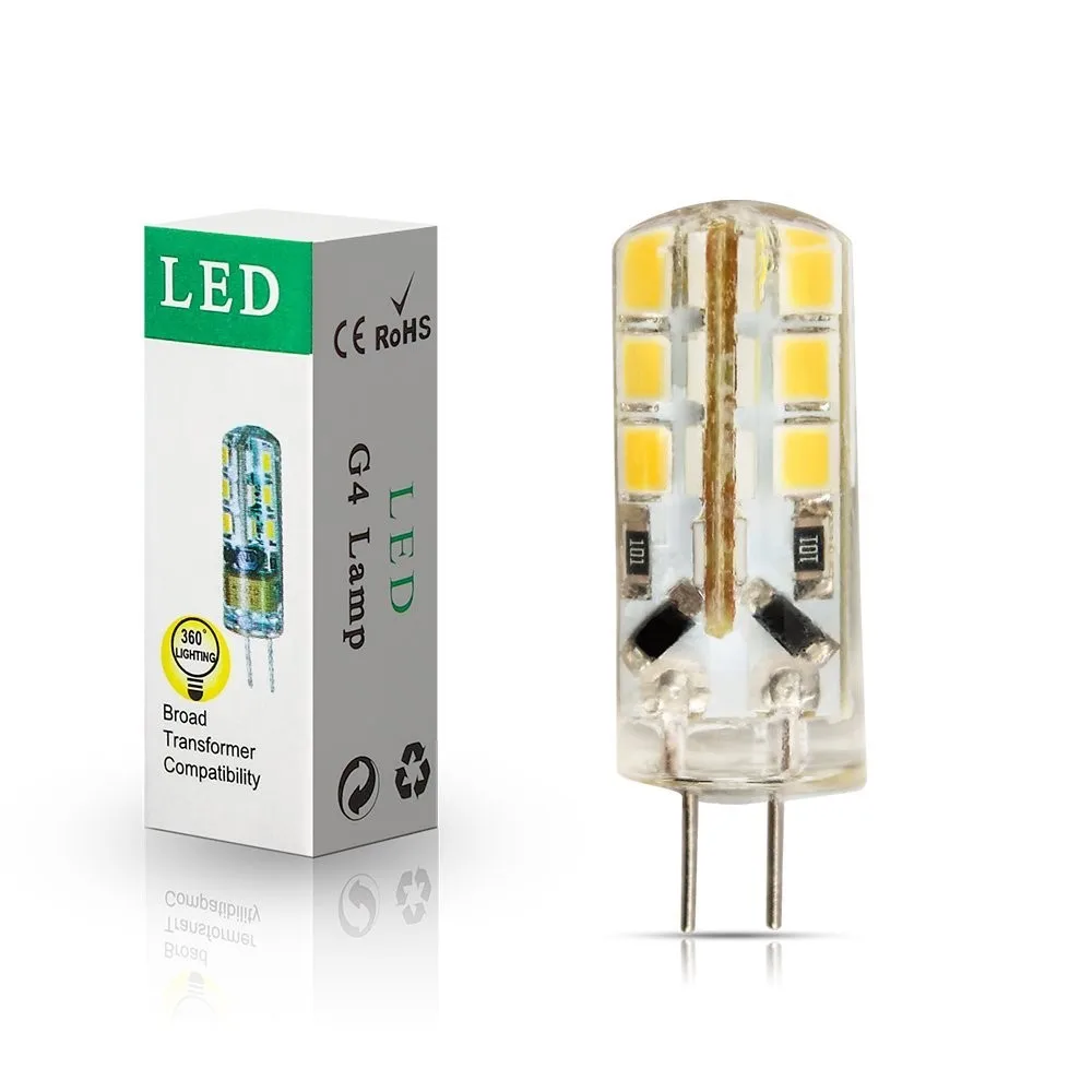 HRSOD 6 шт. G4 1 5 Вт 24x3014SMD 120LM 3000K/6000K светодиодная лампа с теплым белым/холодным белым
