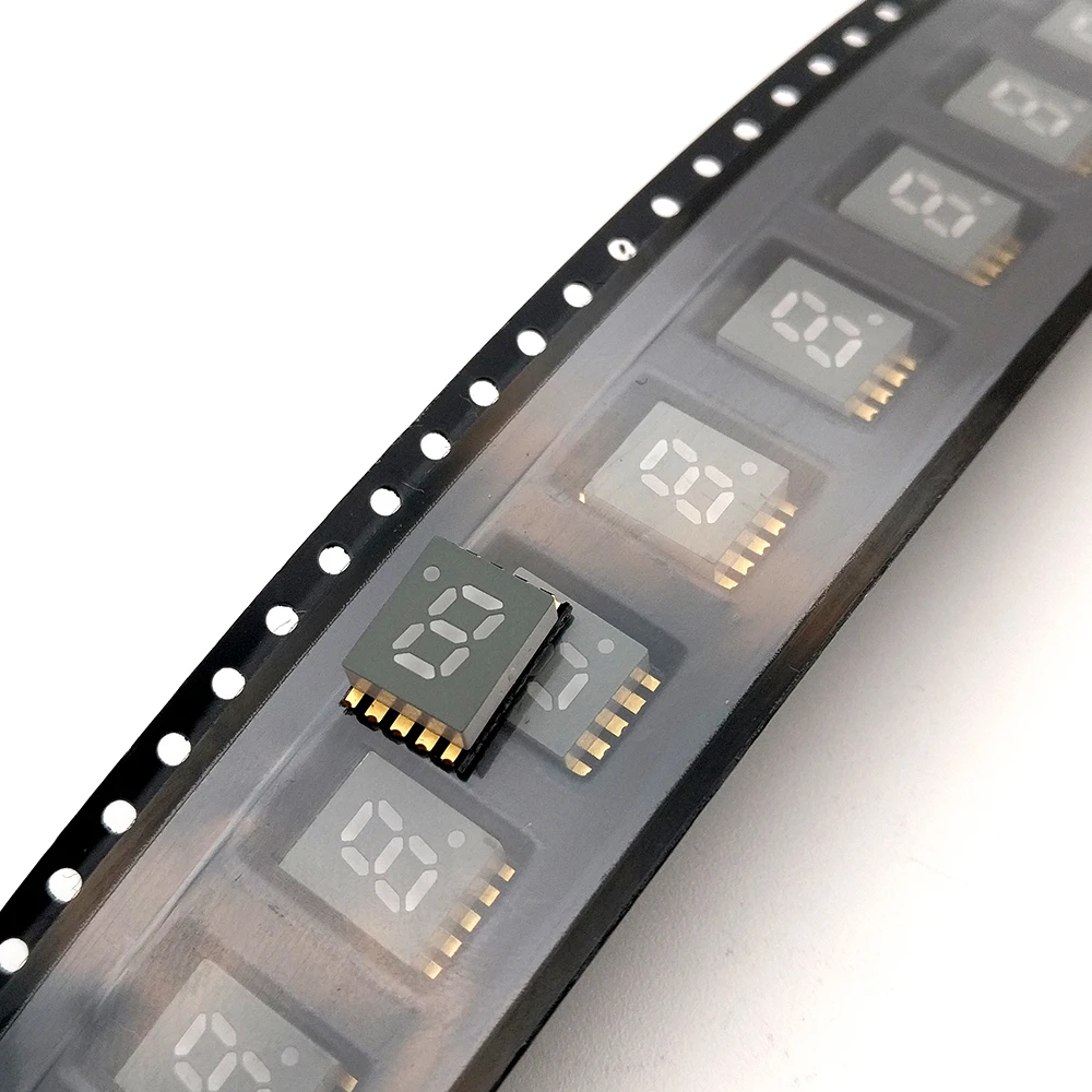 10 шт. и SMD 1 бит 0,2 дюйма цифровой светодиодный ламповый дисплей синий светильник 7 сегментный общий Cahtode/анод