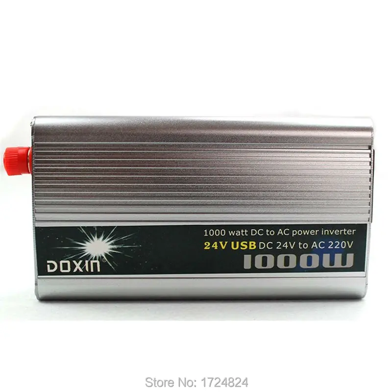 USB интерфейс 1000 Вт Dc В Ac автомобильный инвертор питания DC 24V в 220V авто Инвертор