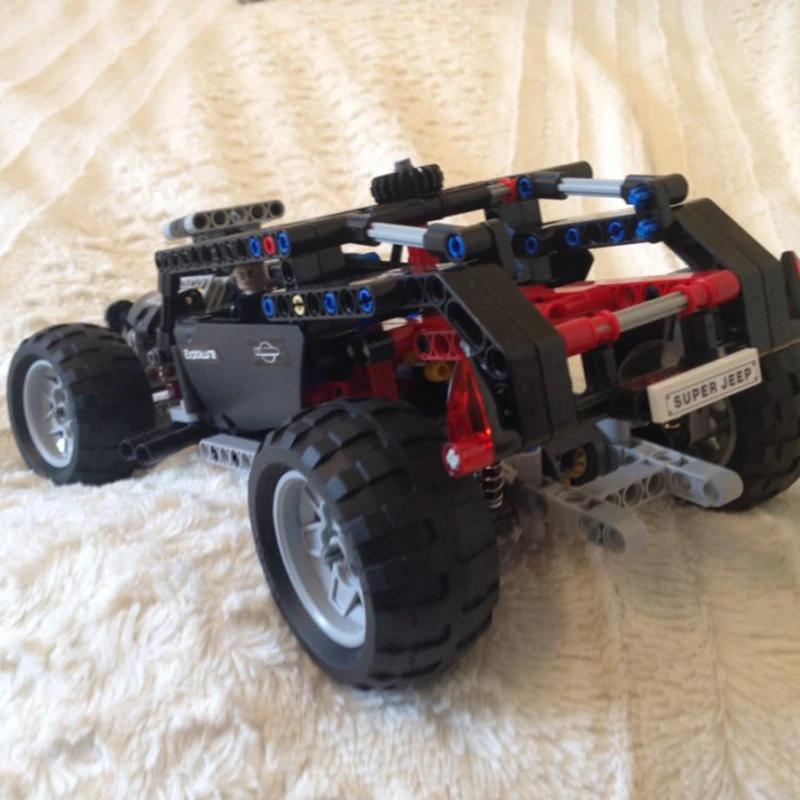 Decool 3340 Модель Строительство комплекты Совместимость с lego city автомобиль hummer супер