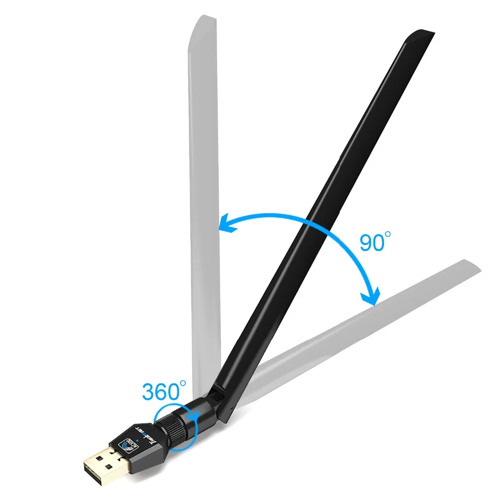 WiFi USB Антенна адаптер AC600Mbps беспроводной 600 м 2 4G 5 ГГц Двухдиапазонная Wifi сетевая
