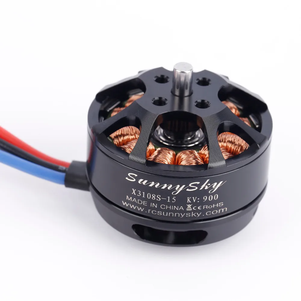 SUNNYSKY X3108S 720KV 900KV 325W Outrunner бесщеточный мотор эффективный вал дискового двигателя