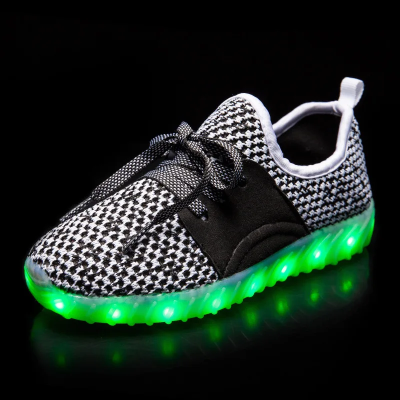 Летние модели взрыва красочные светящиеся люминесцентные USB лампы обувь