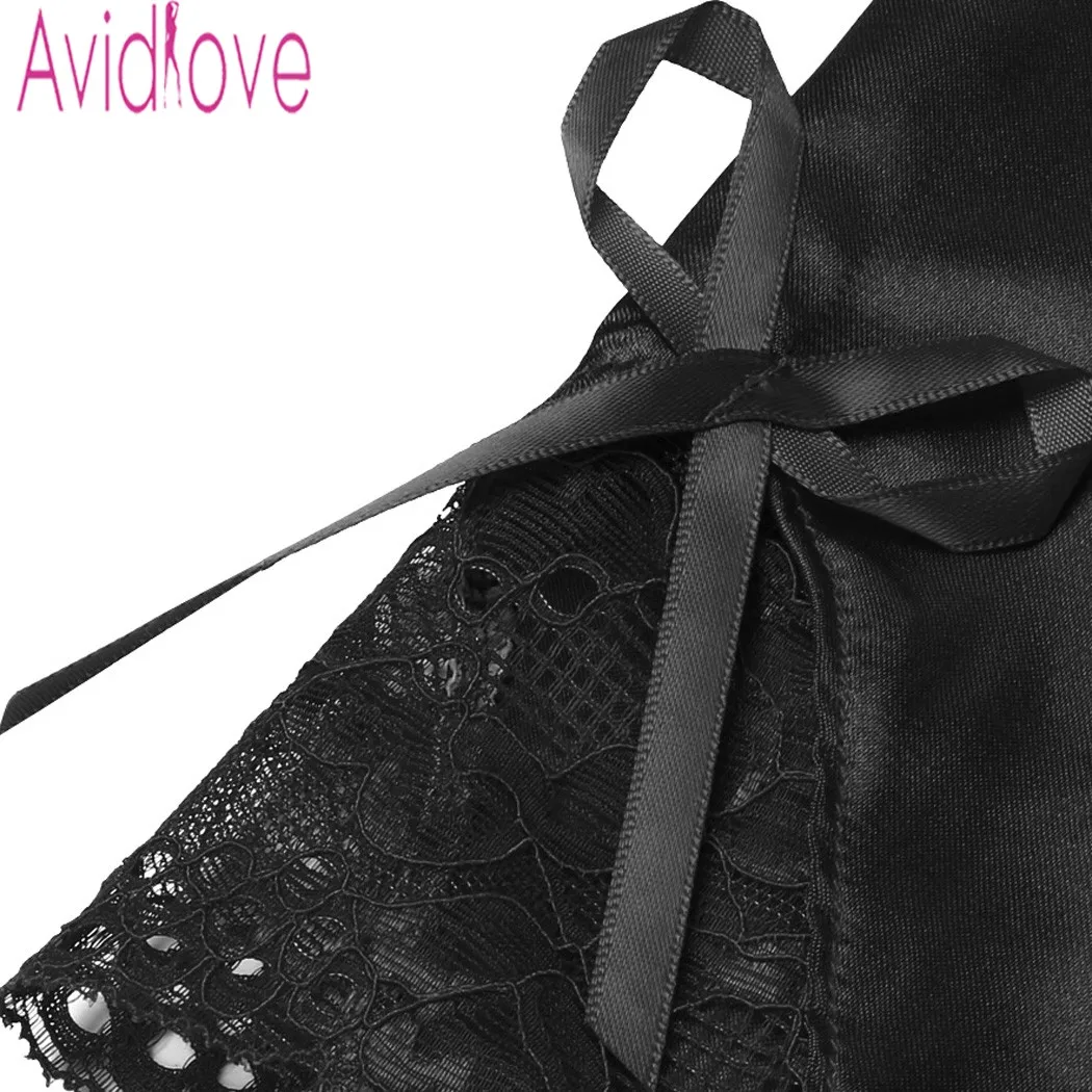 Женские пижамы Avidlove, сексуальное ночное белье, летние шорты, набор, сексуальное атласное нижнее белье, ночная рубашка на тонких бретелях, сексуальные пижамы